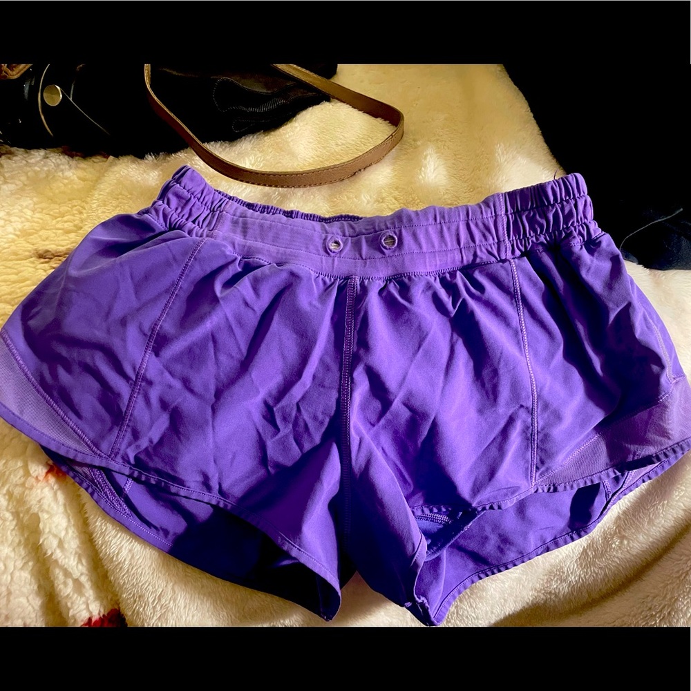 purple Lululemon running shirts